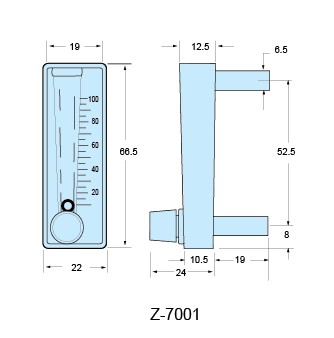 Z-7001、Z-7002、Z-7003面板式流量計(jì)